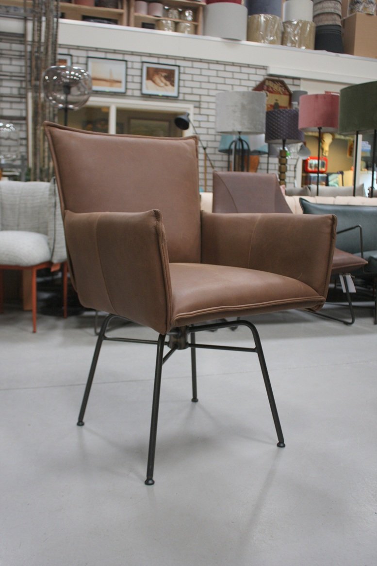 Eetkamerstoel Sanne Jess Design spinback (Sadie Brown)