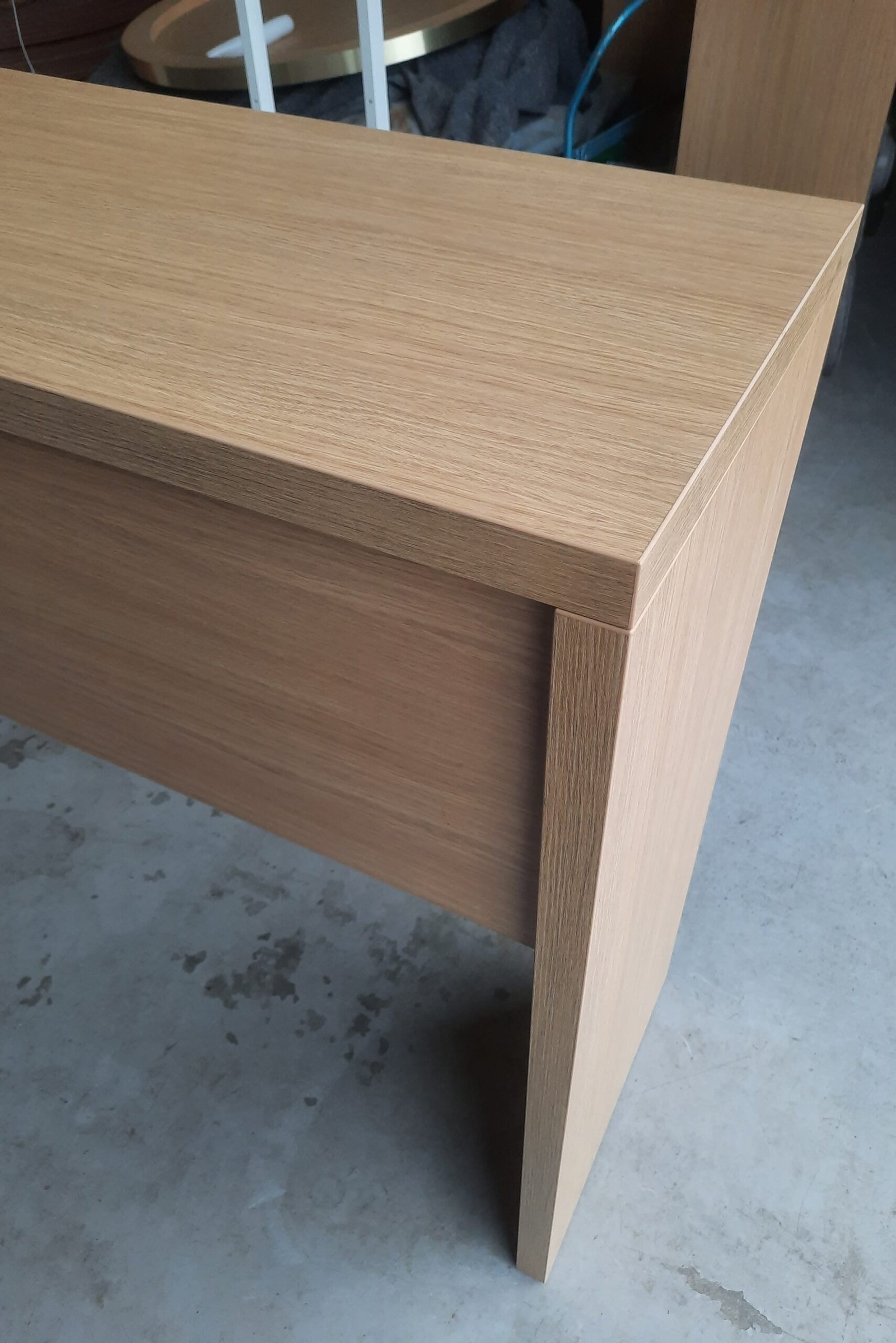 Bartafel / balie / wandtafel melamine 205 x 45 cm. - Afbeelding 3