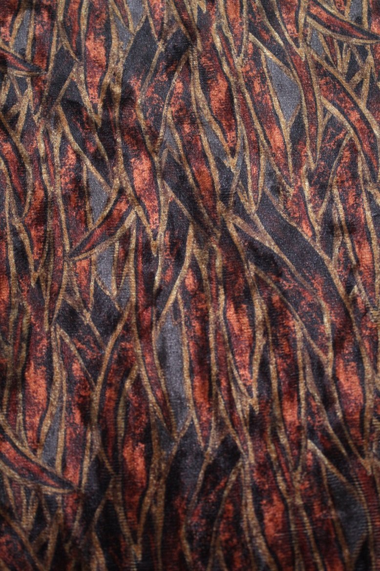 Rond fauteuiltje / lounge velvet - Afbeelding 4