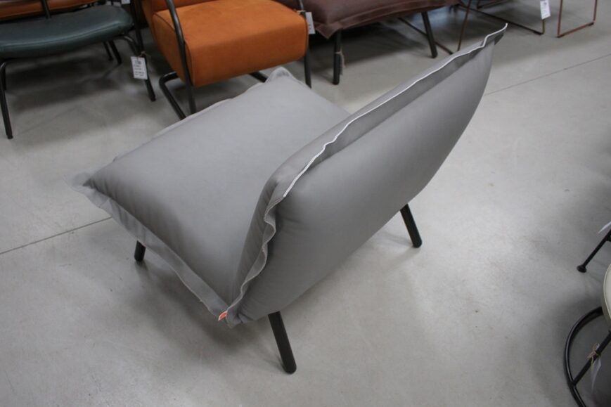 Fauteuil Bastia Jess design (royal light grey) - Afbeelding 4