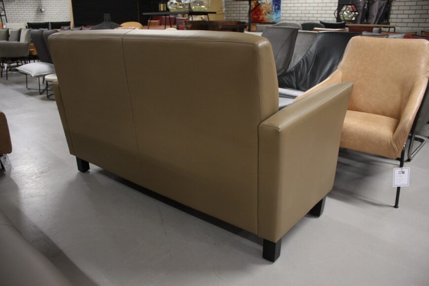 Zitbank / seniorenbank kunstleer taupe - Afbeelding 2