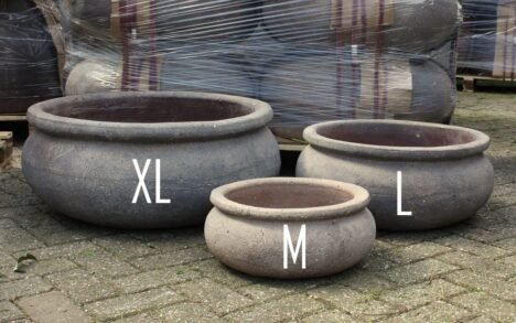 Bloempot / schaal cement (maat M)