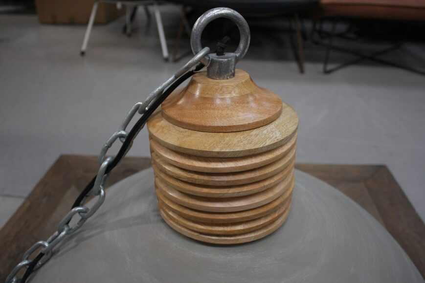 Hanglamp Avery hout & metaal - Afbeelding 3