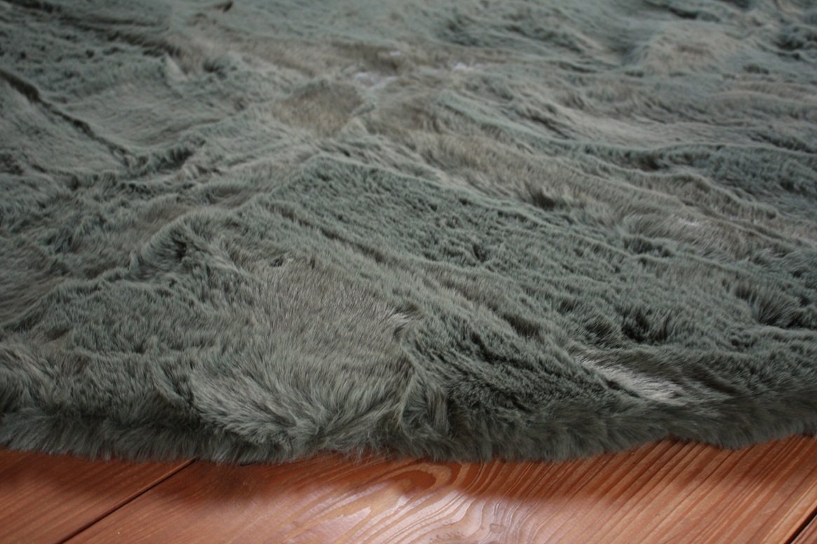 Vloerkleed Comfy Stone mosgroen 190 x 275 cm. (gratis verzending) - Afbeelding 3