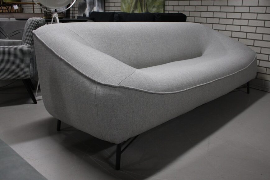 Bank Globe Jess Design (Porto Silver) 3 zits - Afbeelding 3