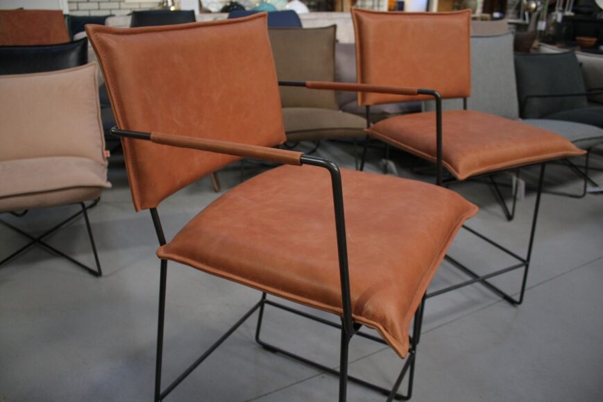 Barstoel Norman Jess Design set van 2 (Bonanza Tan) - Afbeelding 2
