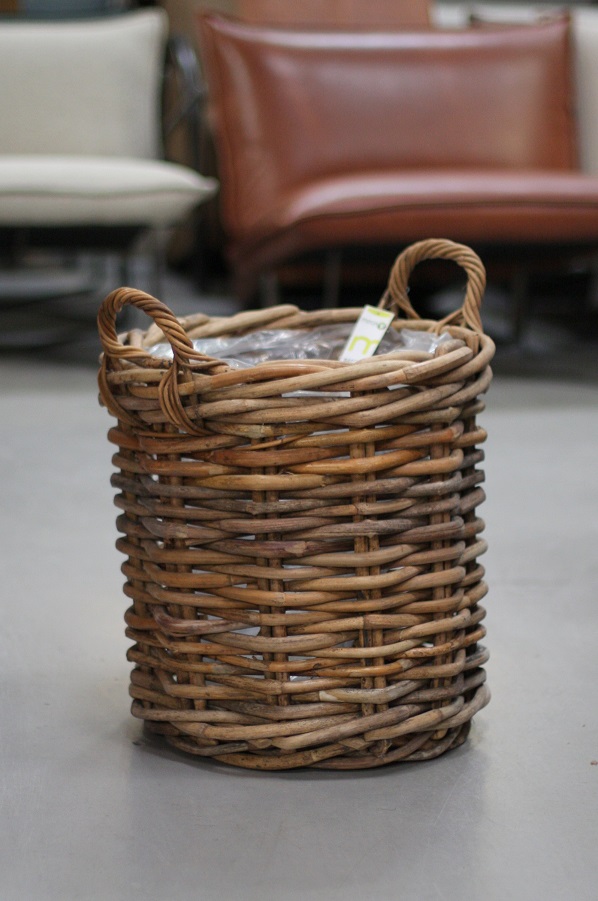 Rotan mand Ø45 cm.