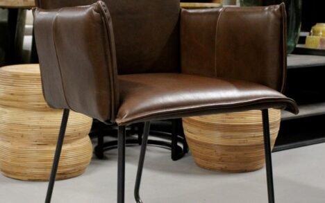 Eetkamerstoel Duke Jess Design (Luxor Fango) met armleuning