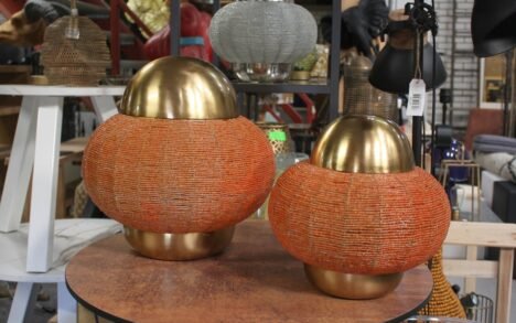 Tafellamp Cetera Light & Living oranje Ø25