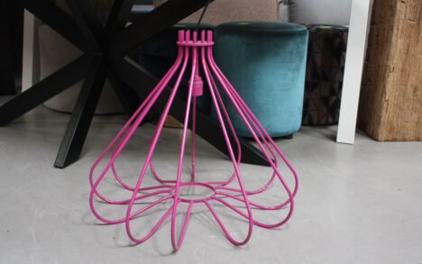 Hanglamp metaal Fuchsia