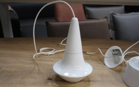 Hanglamp wit keramiek Neo design