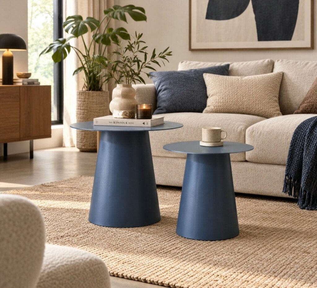 Salontafel Floor (set van 2) blauw (gratis verzending)