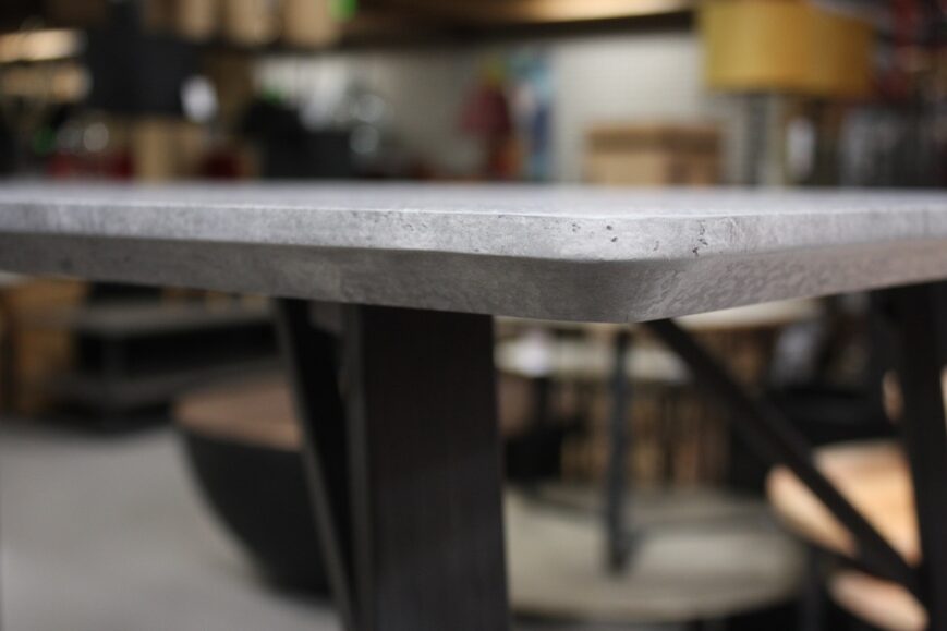 Bartafel 3D betonlook 140x70 - Afbeelding 2