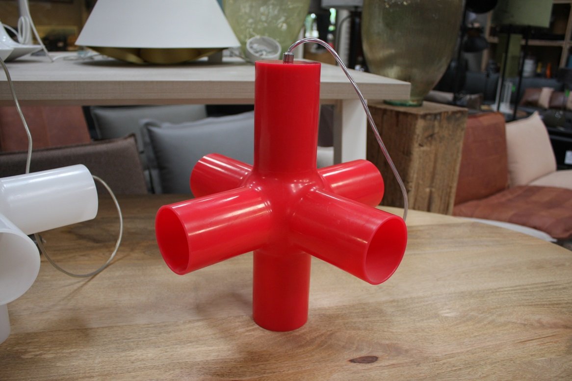 Hanglamp Crosslight rood