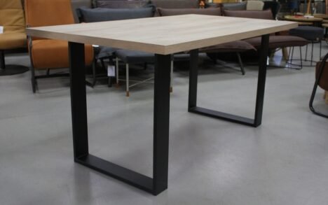 Eettafel 160 x 90 melamine houtlook