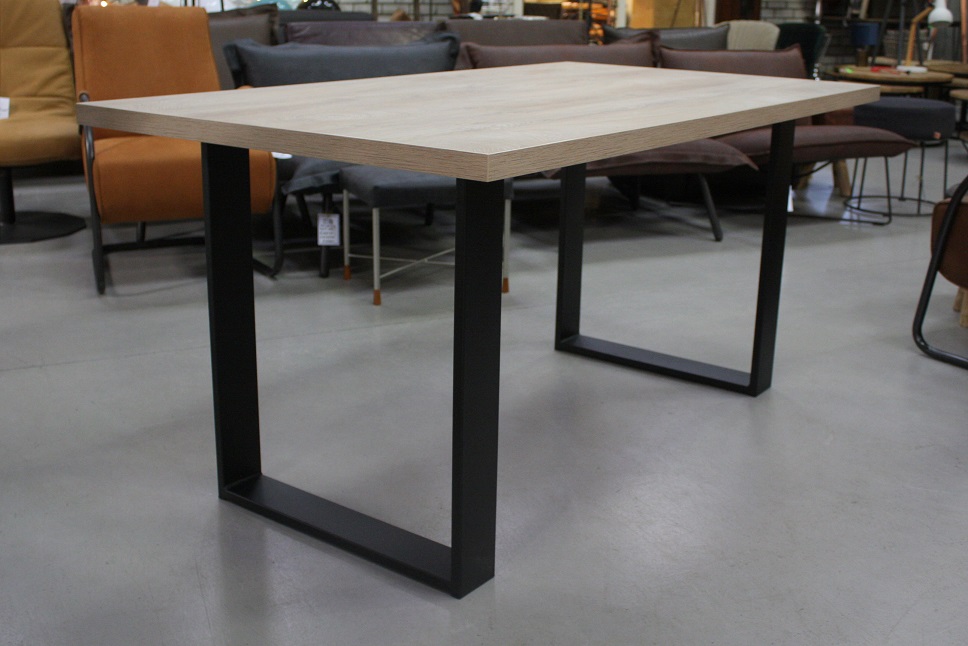 Eettafel 160 x 90 melamine houtlook