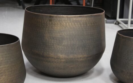Bloempot Madras Couldron Brass Ø50