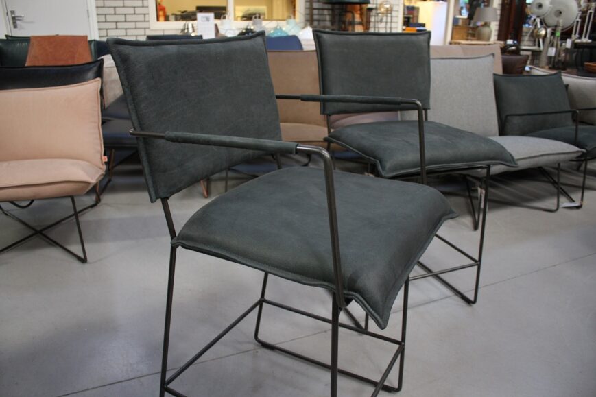 Barstoel Norman Jess Design set van 2 (Aurula Black) - Afbeelding 2