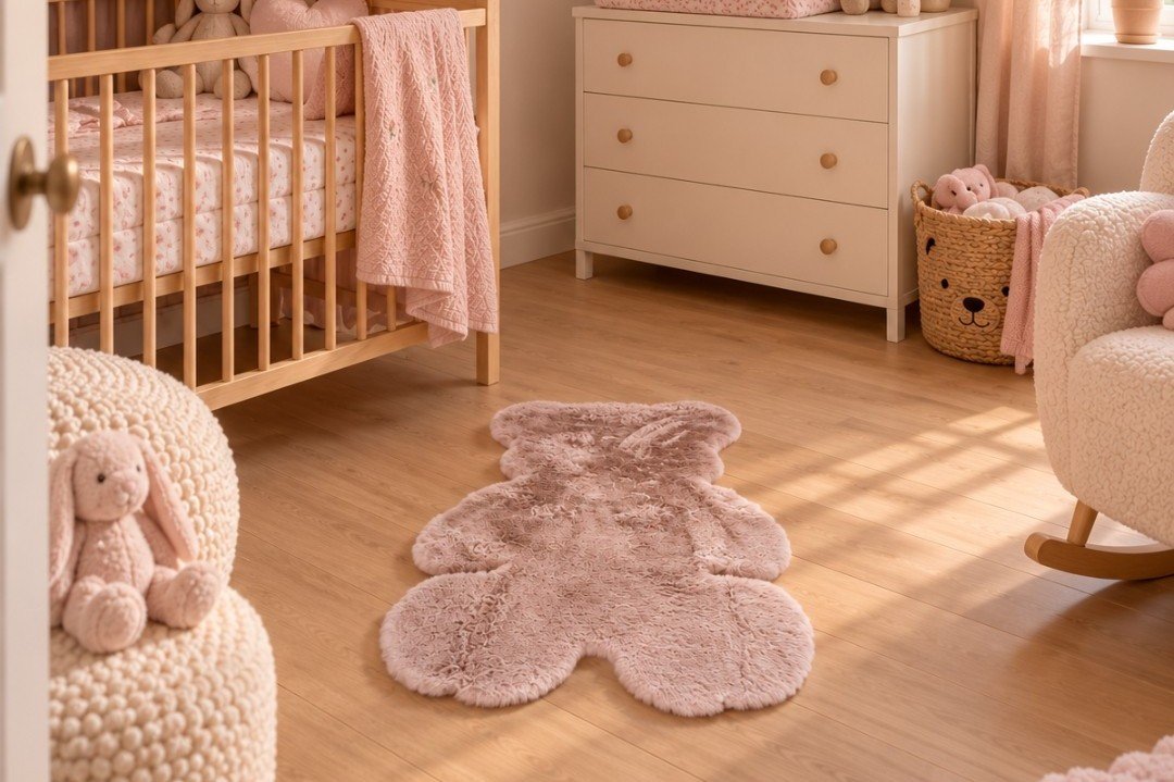Vloerkleed Comfy Grandstone Teddy Pink (gratis verzending)