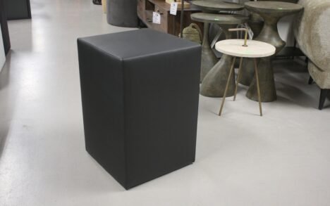 Hocker / nachtkastje leatherlook (set van 2)