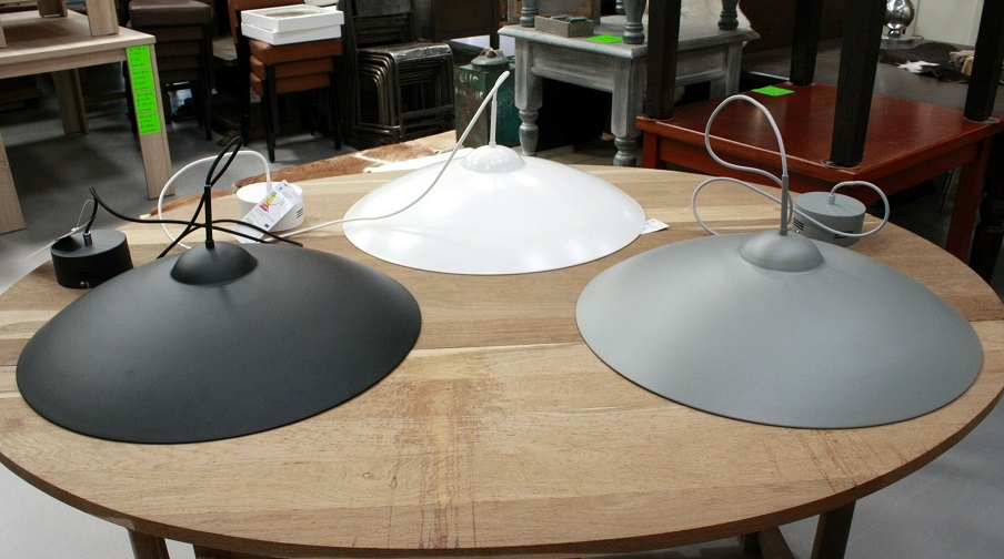 Hanglamp Sam metaal: wit - grijs - zwart LED