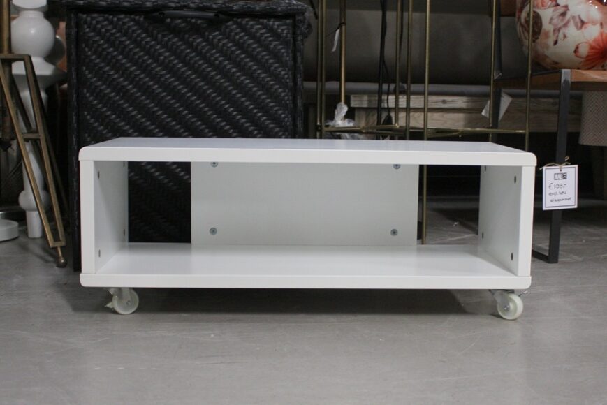 Tv-meubel Bergen wit gelakt MDF