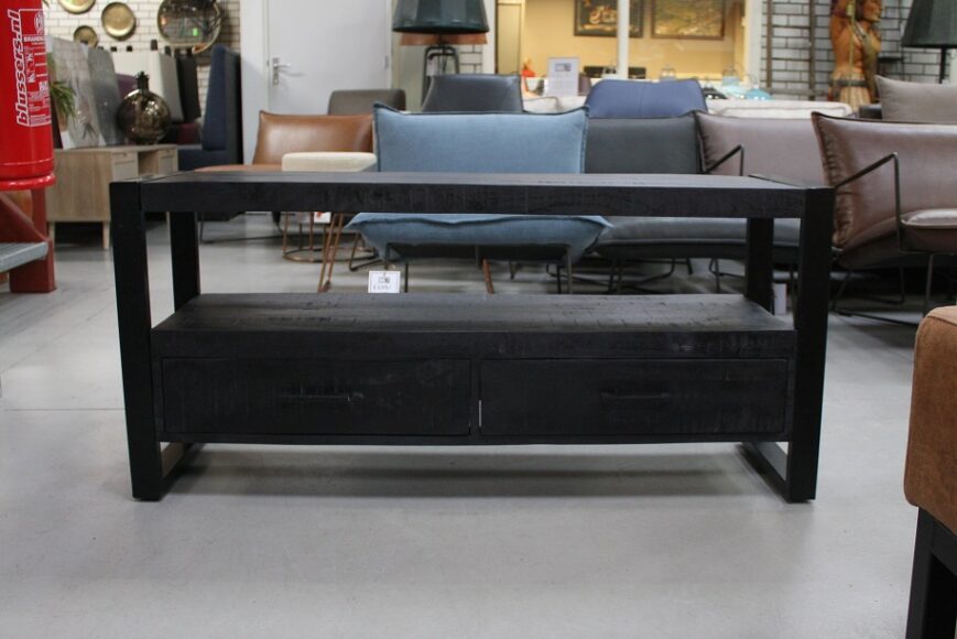 Tv meubel Jip zwart 120 cm. - Afbeelding 3