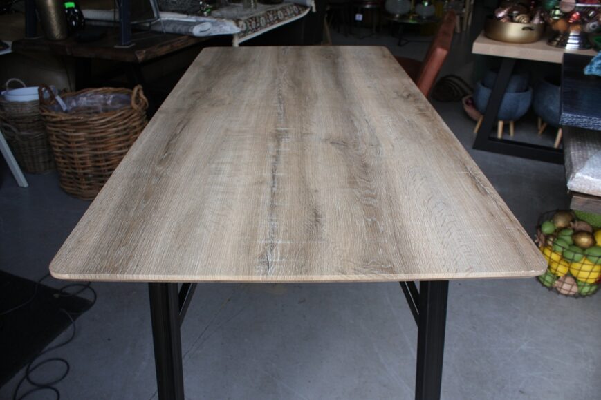 Bartafel 3D houtlook 140x70 - Afbeelding 3