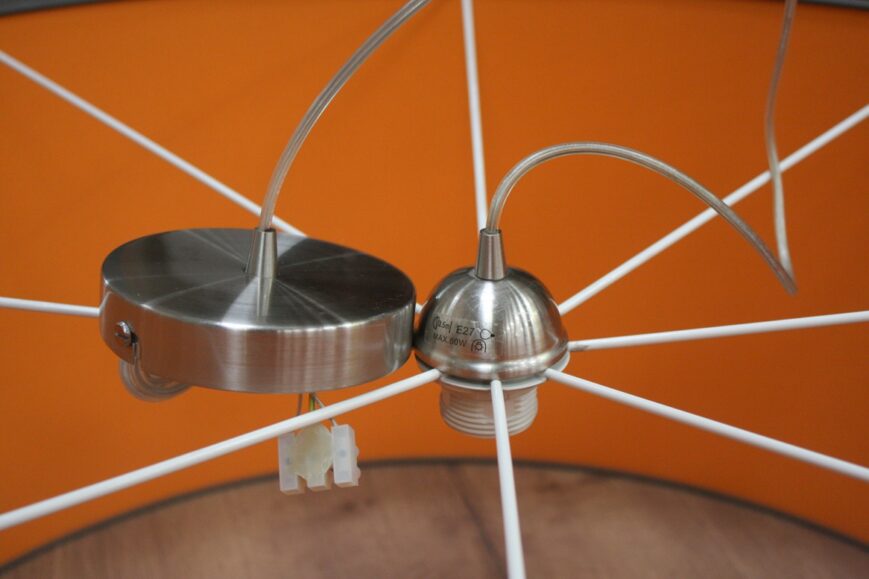Hanglamp stof Ø90 cm. - Afbeelding 2