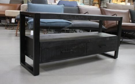 Tv meubel Jip zwart 120 cm.