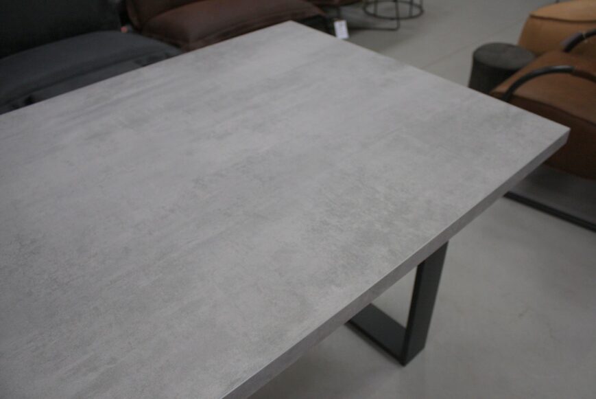 Eettafel 160 x 90 melamine betonlook - Afbeelding 5