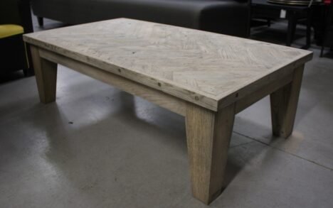 Salontafel hout visgraat