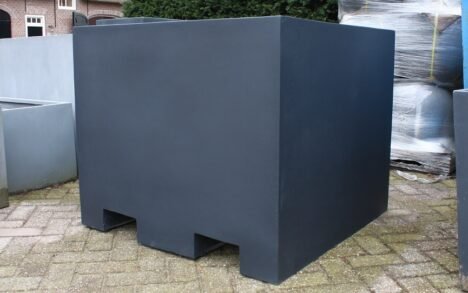 Bloembak Sydney Cube XXXL antraciet (100x100x85)
