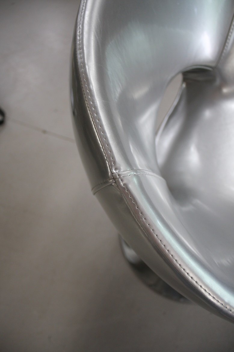 Eetkamerstoel zilver (draaibaar) - Afbeelding 5