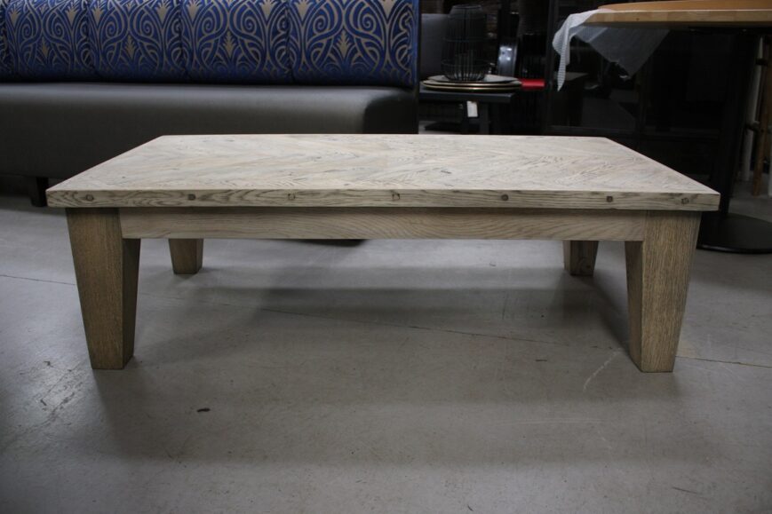 Salontafel hout visgraat - Afbeelding 3
