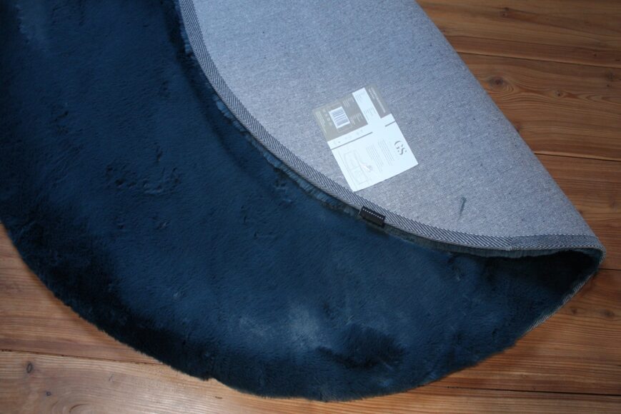Vloerkleden Comfy Ø100 donkerblauw - Afbeelding 2