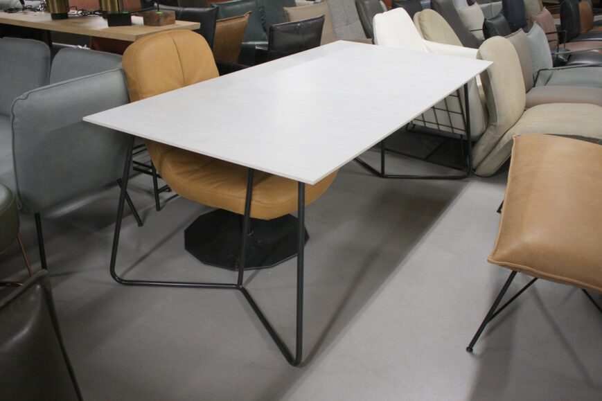 Eettafel / tuintafel Charles Jess Design Keramiek - Afbeelding 2