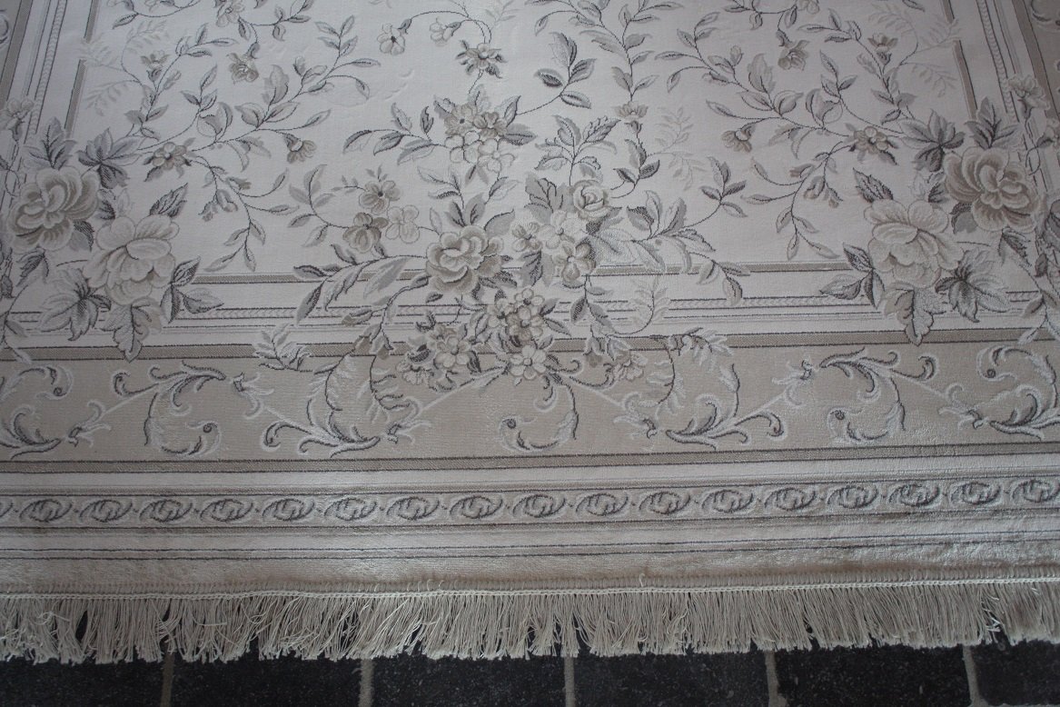 Vloerkleed Antiek Flowers zand 195x300 - Afbeelding 2