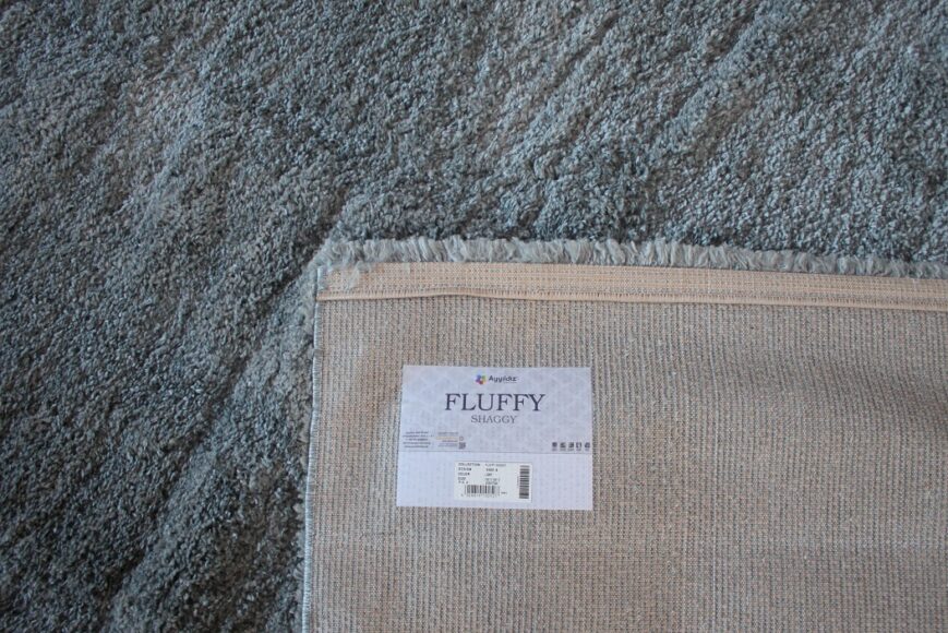 Vloerkleed Fluffy Shaggy grijs 240x340 - Afbeelding 3