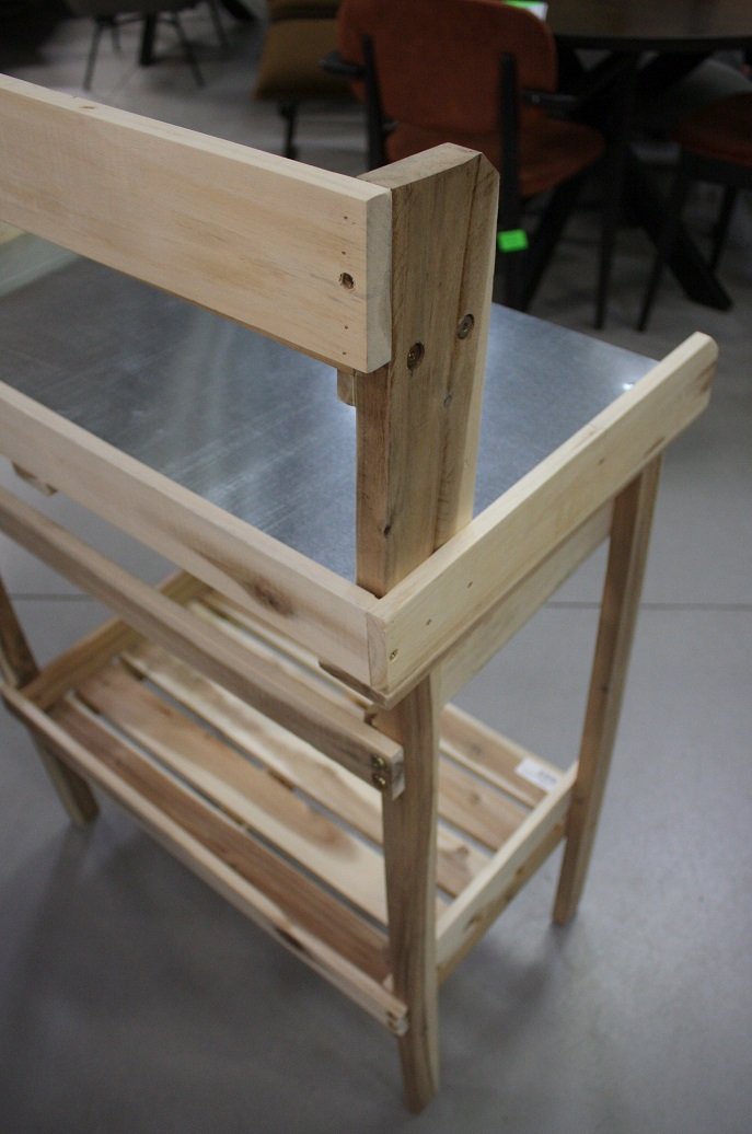 Oppottafel / werktafel acaciahout - Afbeelding 3