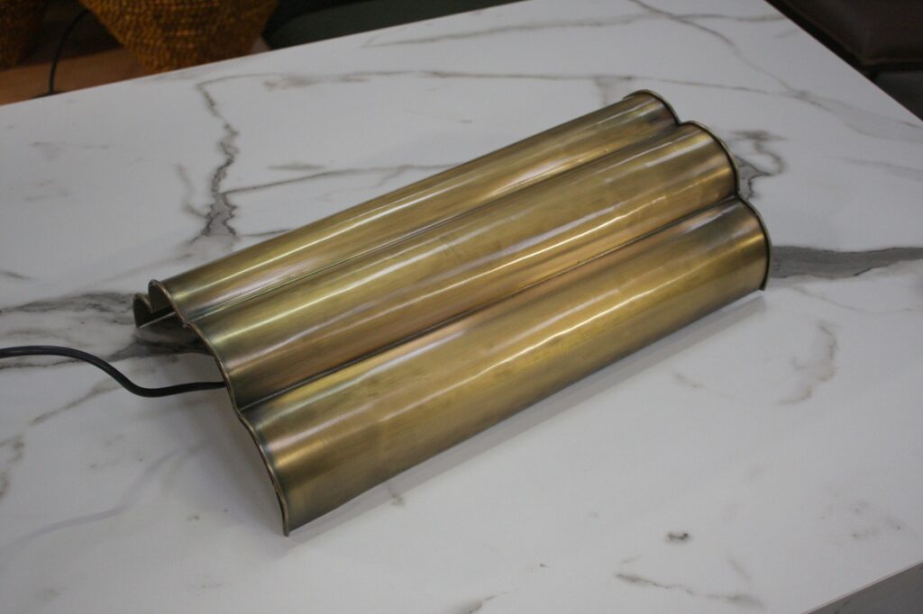 Wandlamp Fringe antiek brons 22x40