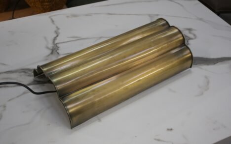 Wandlamp Fringe antiek brons 22x40