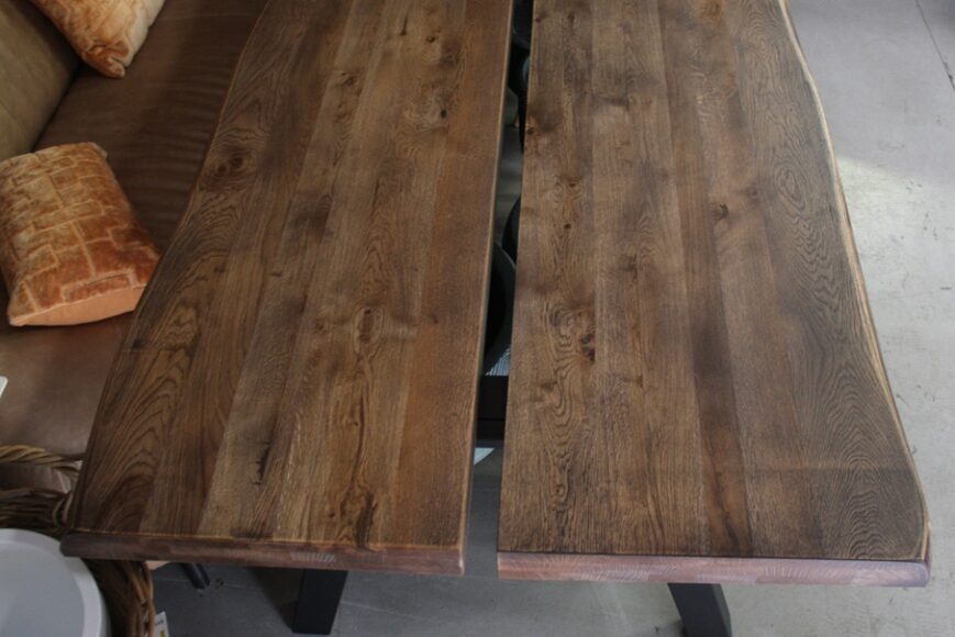 Eettafel / vergadertafel eikenhout 300x100 - Afbeelding 3