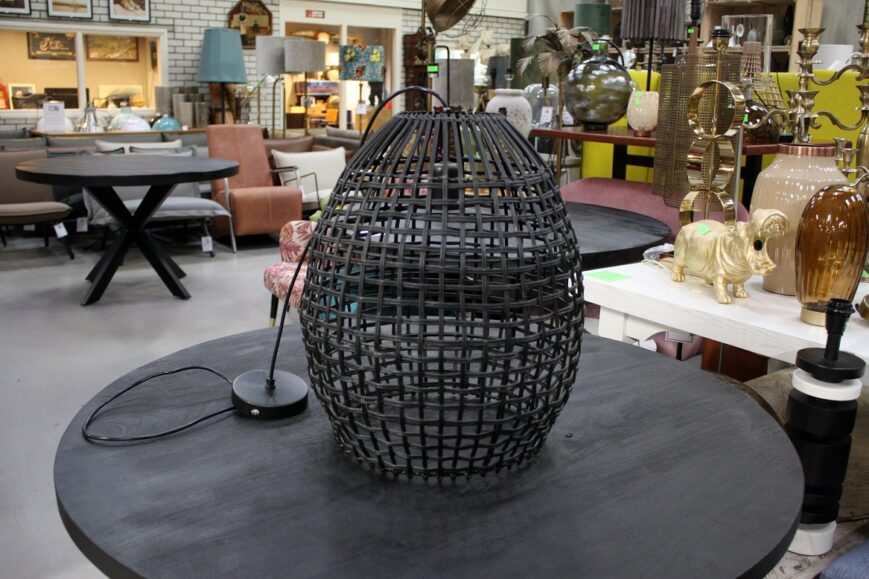Hanglamp Olaki zwart Light & Living