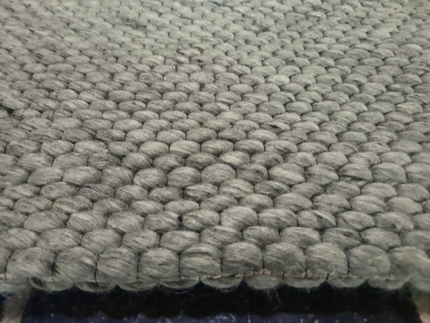 Vloerkleed Melange Mint + antislip onderkleed FRAAI 230x330 - Afbeelding 2