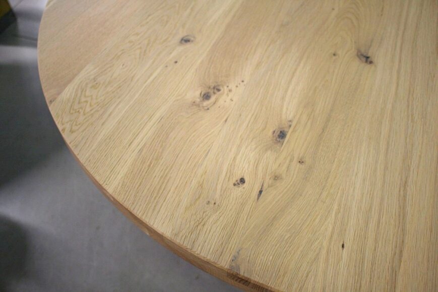 Eettafel Thomas Ø130 cm. - Afbeelding 4