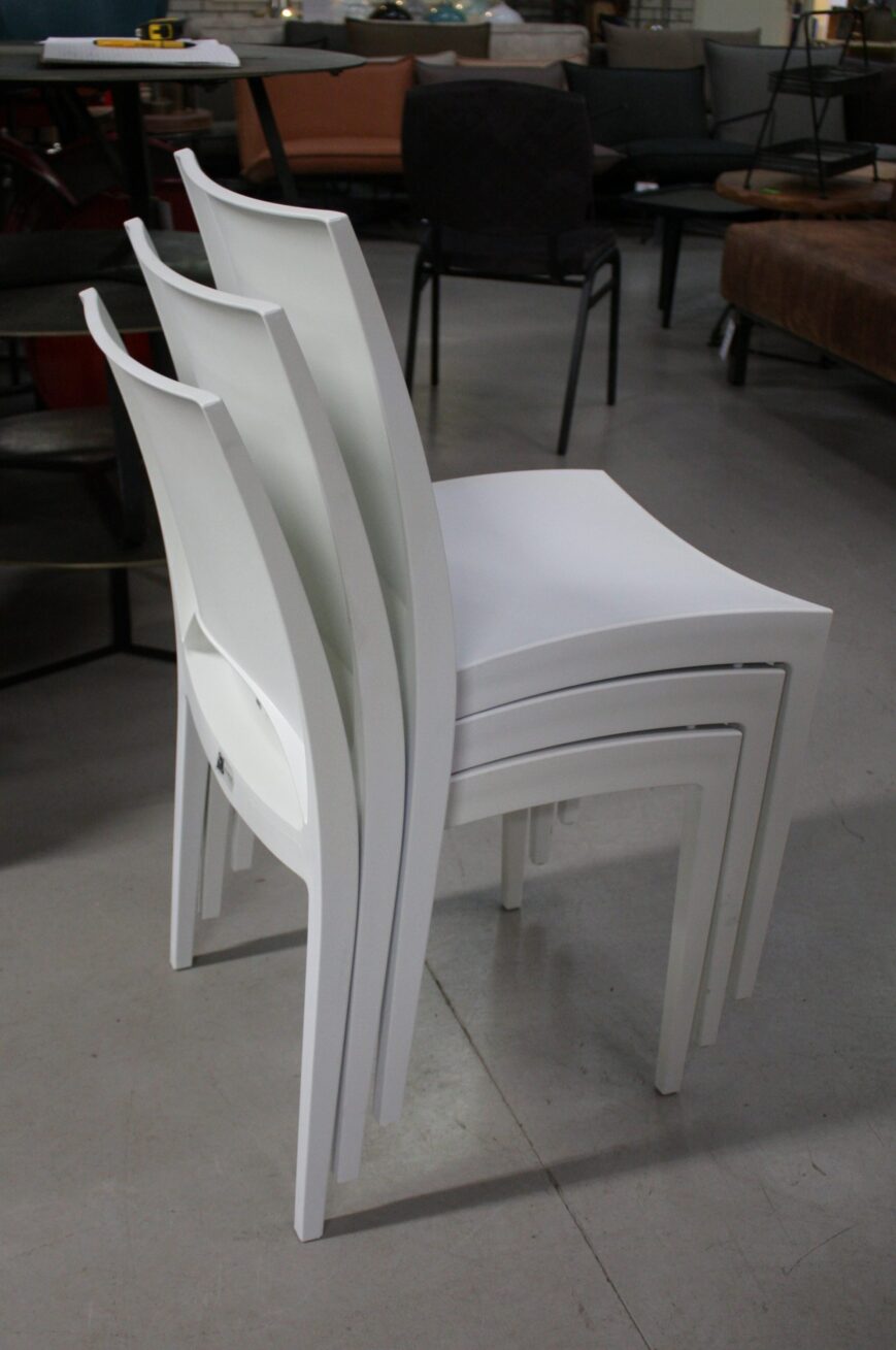 Stoel Karel wit in- en outdoor - Afbeelding 5