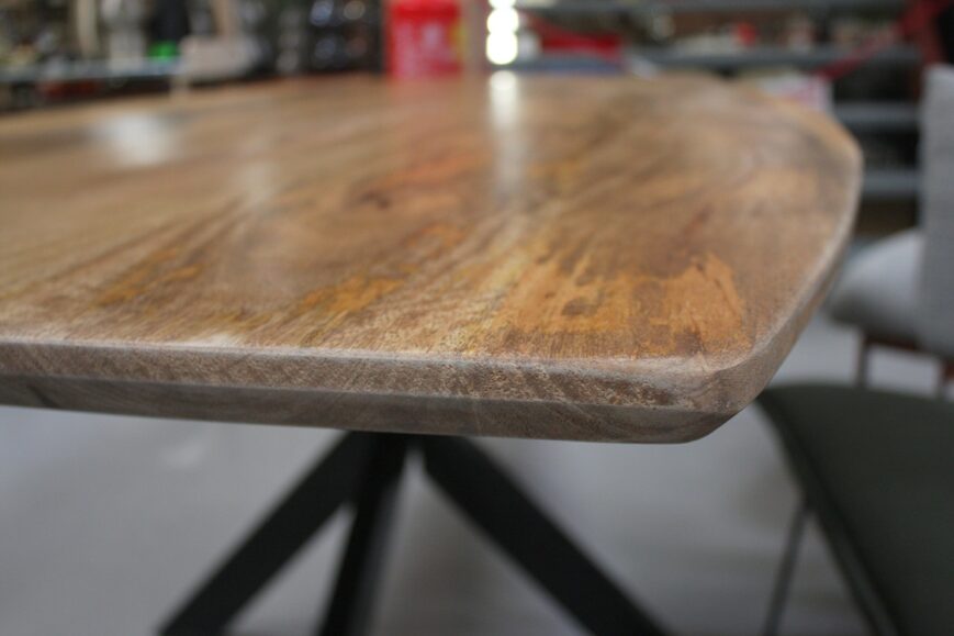 Eettafel mangohout Deens Ovaal 200x100 - Afbeelding 3
