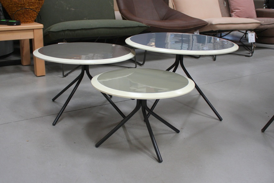Salontafel pastel (set van 3)