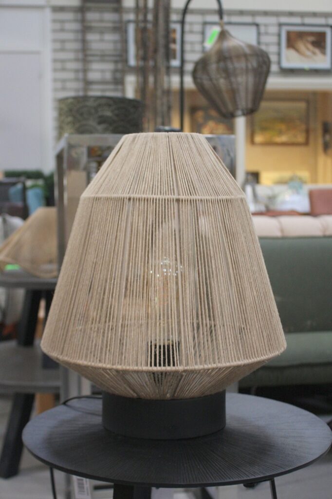 Tafellamp MALVA Light & Living touw naturel